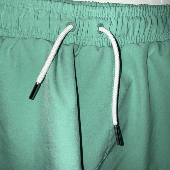 All in Motion Green Athletic Shorts with Elastic Waistband - Picture 2 of 6